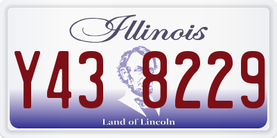 IL license plate Y438229