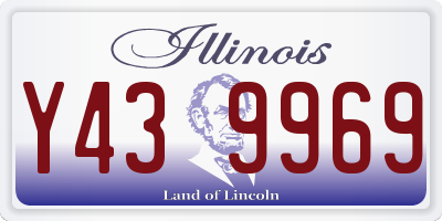 IL license plate Y439969