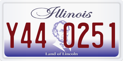 IL license plate Y440251