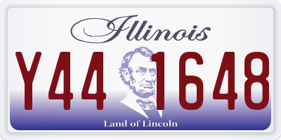 IL license plate Y441648