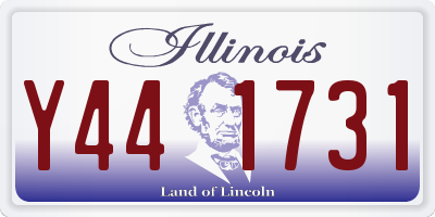 IL license plate Y441731