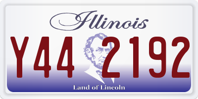 IL license plate Y442192