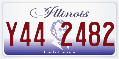 IL license plate Y442482