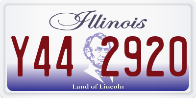 IL license plate Y442920