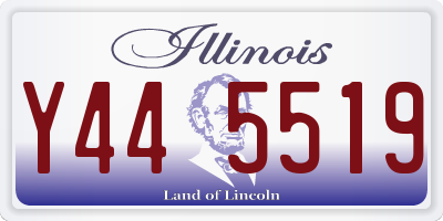 IL license plate Y445519