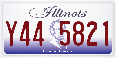 IL license plate Y445821