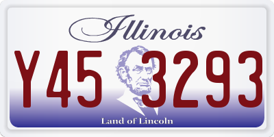 IL license plate Y453293