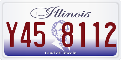 IL license plate Y458112
