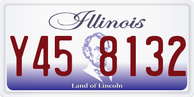 IL license plate Y458132