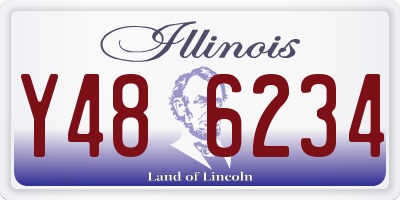 IL license plate Y486234