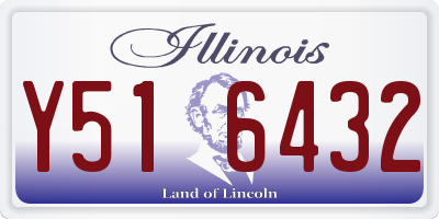 IL license plate Y516432