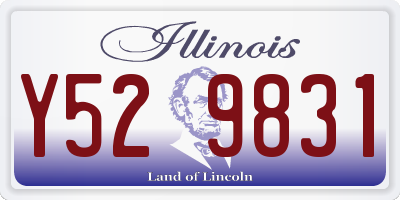 IL license plate Y529831
