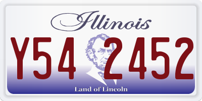 IL license plate Y542452
