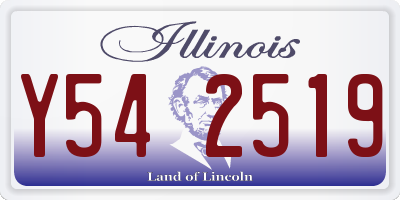 IL license plate Y542519