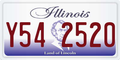 IL license plate Y542520
