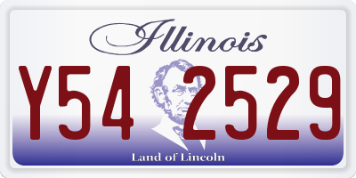 IL license plate Y542529
