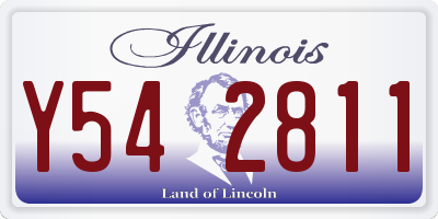 IL license plate Y542811