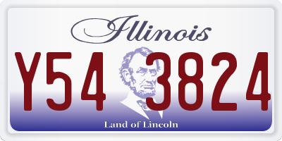 IL license plate Y543824