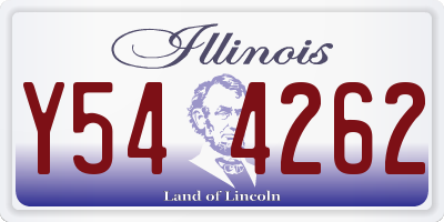 IL license plate Y544262