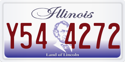 IL license plate Y544272