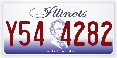 IL license plate Y544282