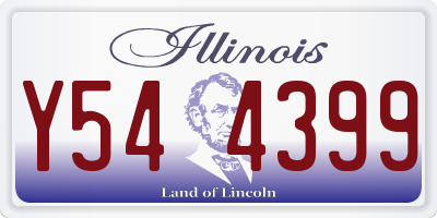 IL license plate Y544399