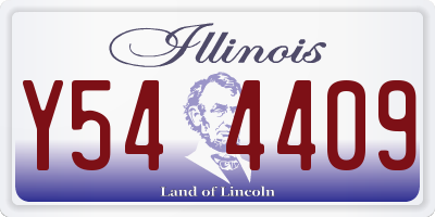 IL license plate Y544409