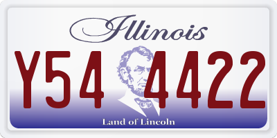 IL license plate Y544422