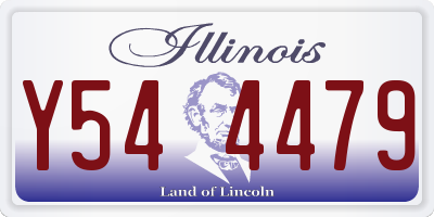 IL license plate Y544479