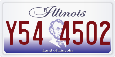 IL license plate Y544502