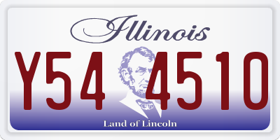 IL license plate Y544510