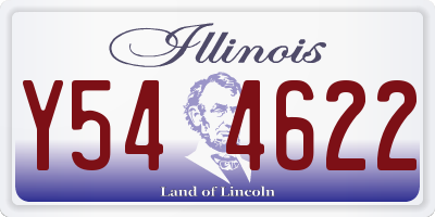 IL license plate Y544622