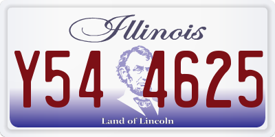 IL license plate Y544625