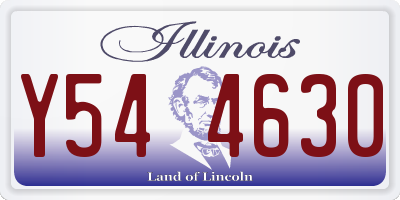 IL license plate Y544630
