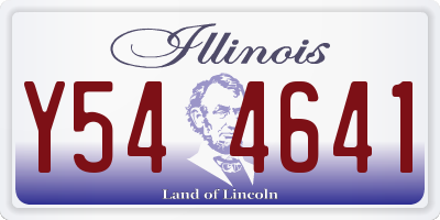 IL license plate Y544641