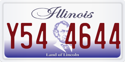 IL license plate Y544644