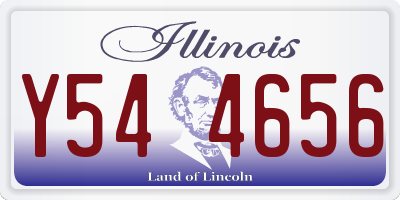 IL license plate Y544656