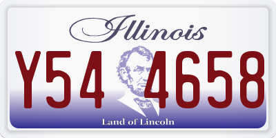 IL license plate Y544658