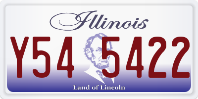 IL license plate Y545422