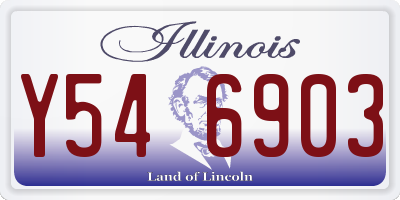 IL license plate Y546903