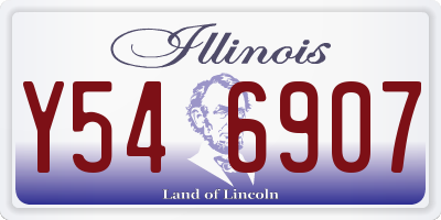 IL license plate Y546907