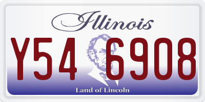 IL license plate Y546908