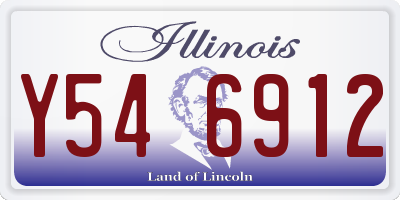 IL license plate Y546912