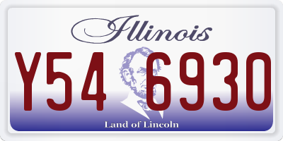 IL license plate Y546930