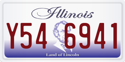 IL license plate Y546941
