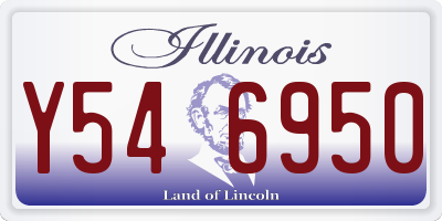 IL license plate Y546950