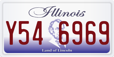 IL license plate Y546969