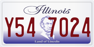 IL license plate Y547024