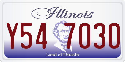 IL license plate Y547030
