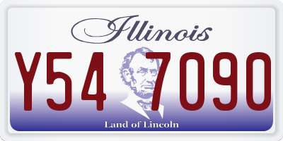 IL license plate Y547090